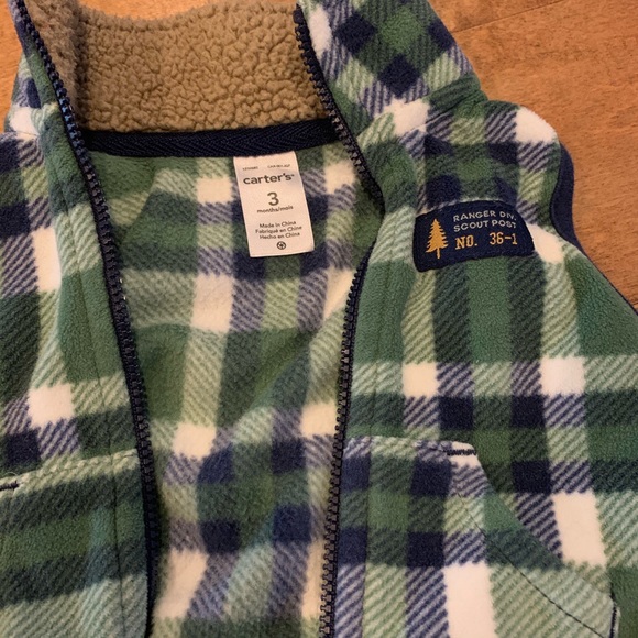 CARTERS, SIZE: 3mo, adorable BOYS VESTS. - Picture 2 of 4